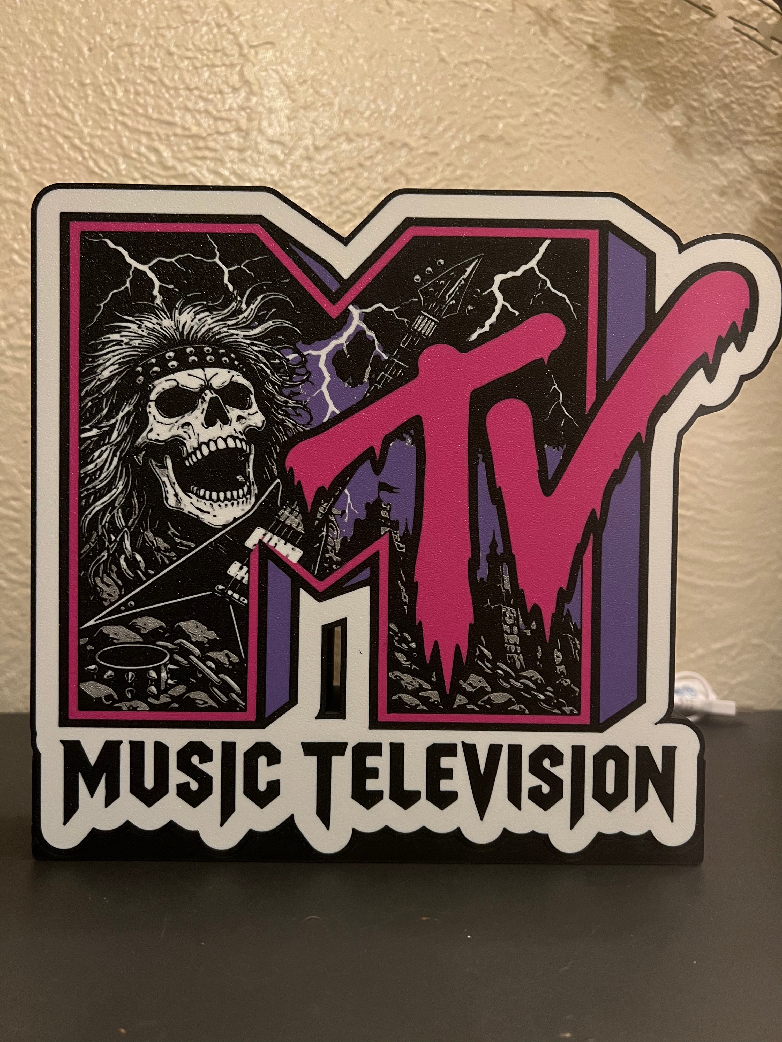 MTV unique Rock n Roll lightbox!