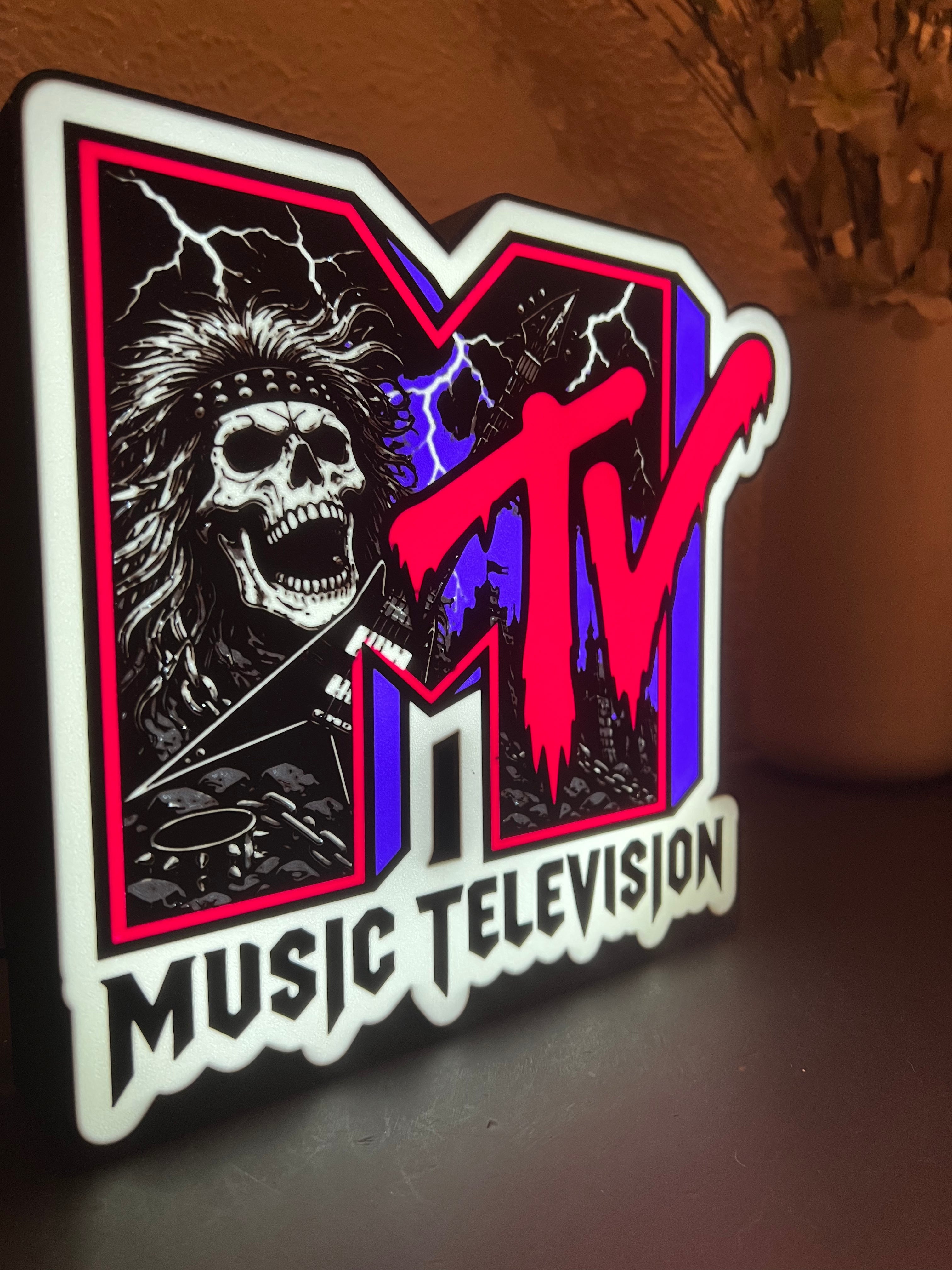 MTV unique Rock n Roll lightbox!