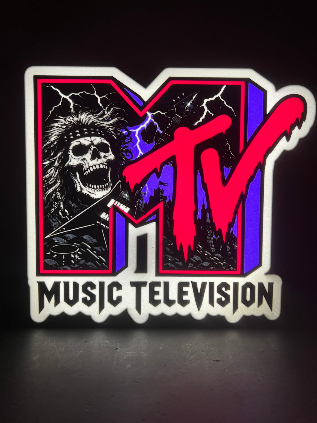 MTV unique Rock n Roll lightbox!