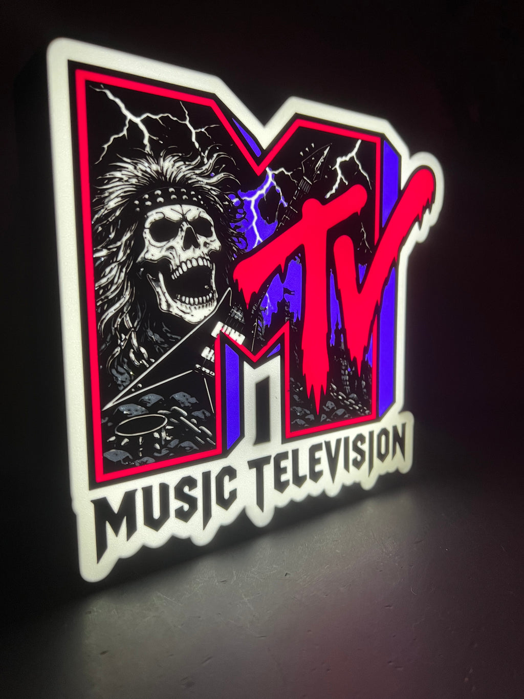 MTV unique Rock n Roll lightbox!
