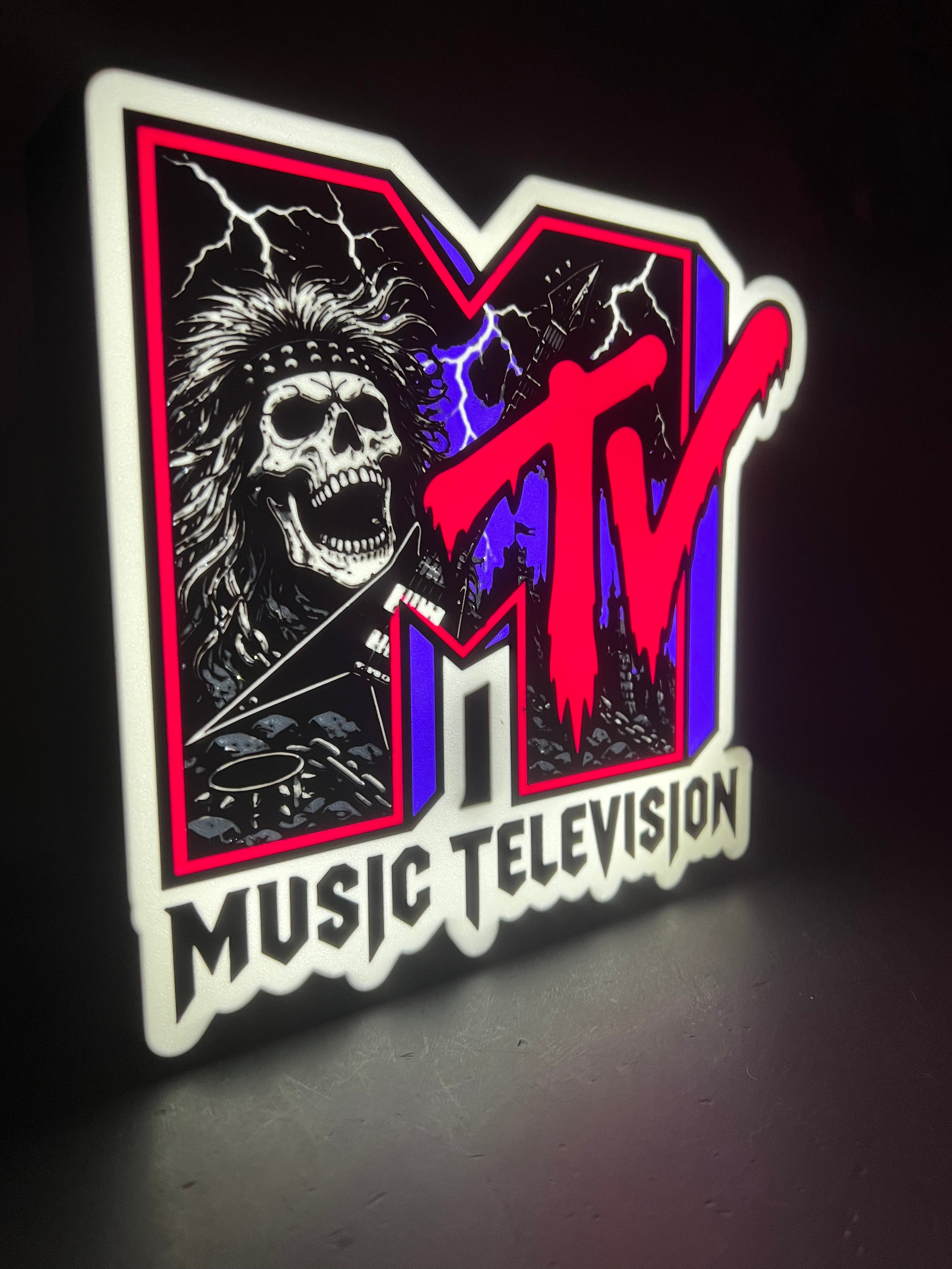 MTV unique Rock n Roll lightbox!