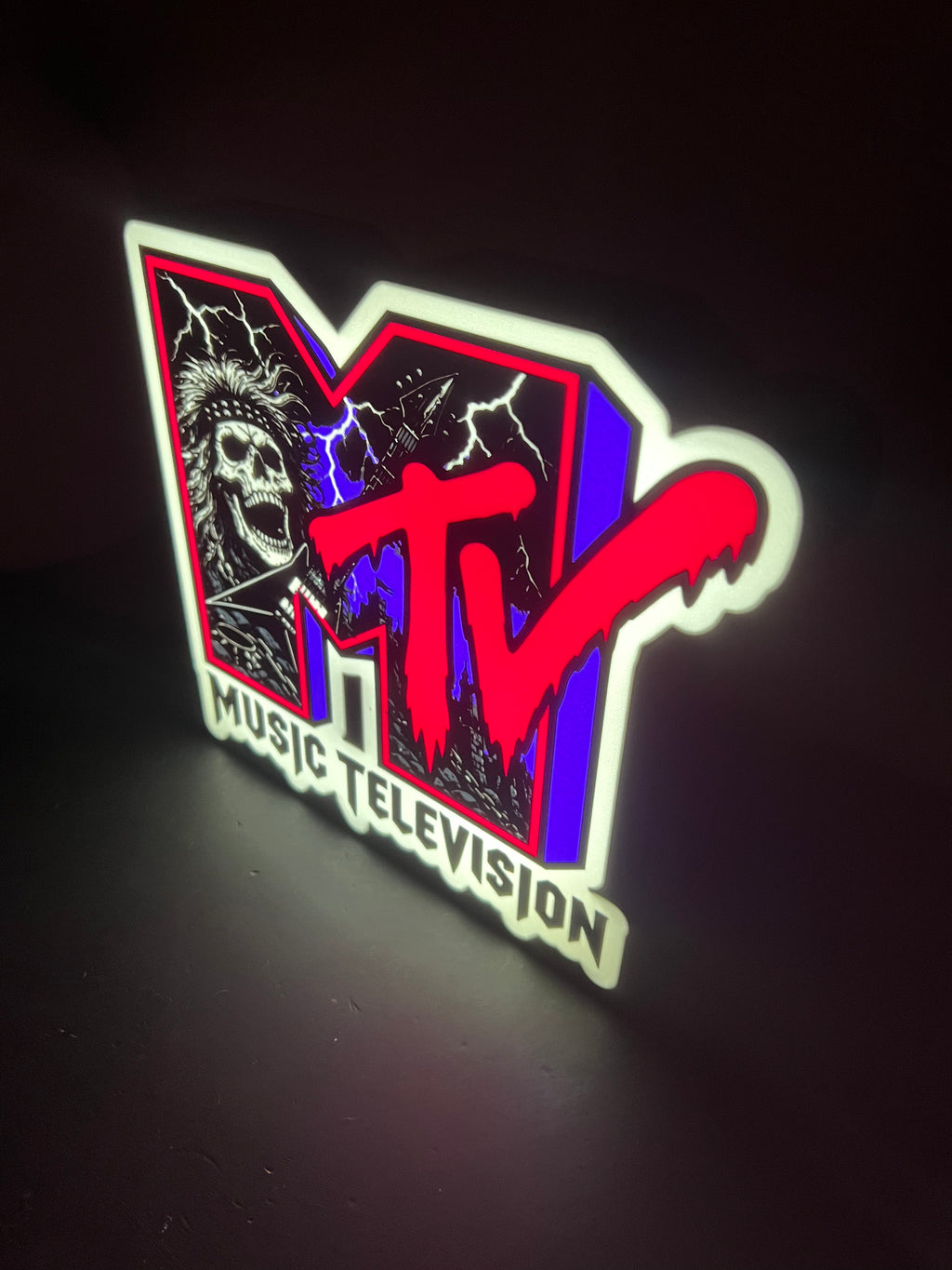 MTV unique Rock n Roll lightbox!