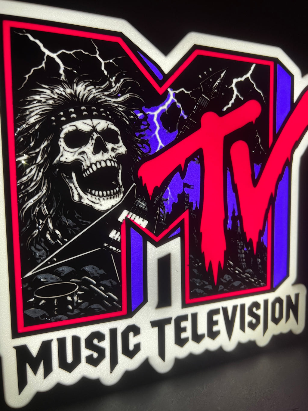 MTV unique Rock n Roll lightbox!