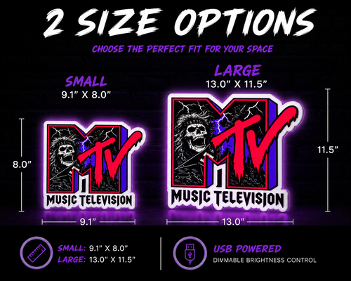 MTV unique Rock n Roll lightbox!