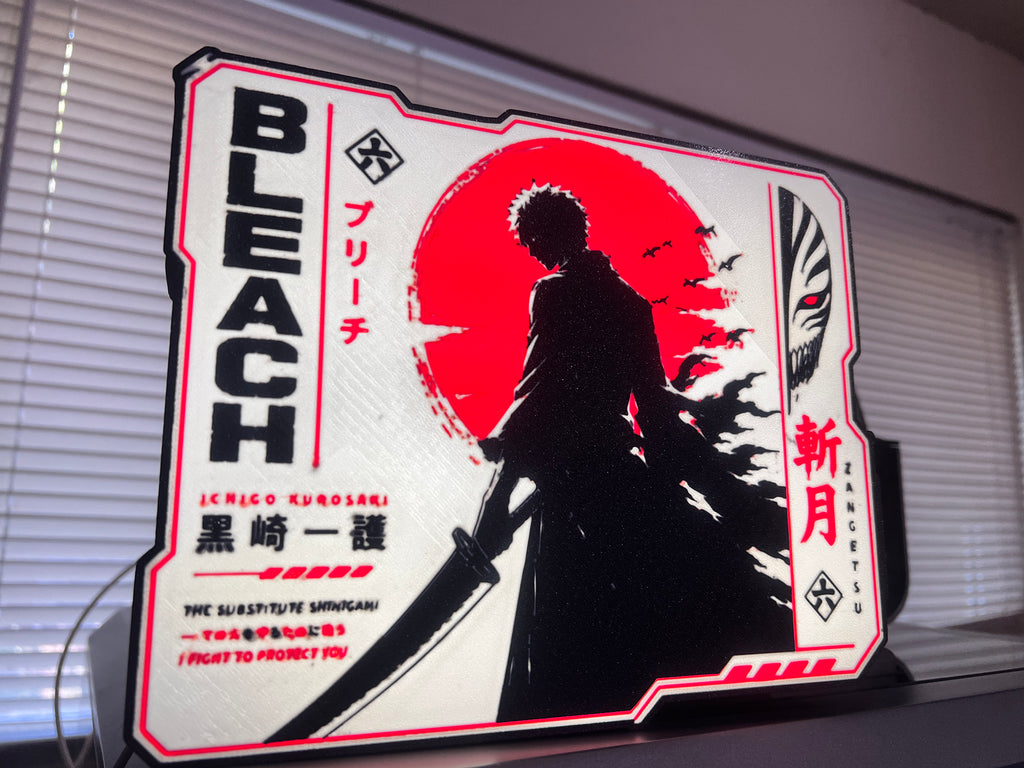 🔥 BLEACH Inspired Anime LED Desk Light 🔥