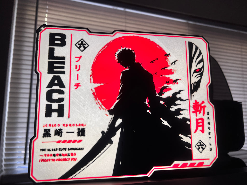🔥 BLEACH Inspired Anime LED Desk Light 🔥