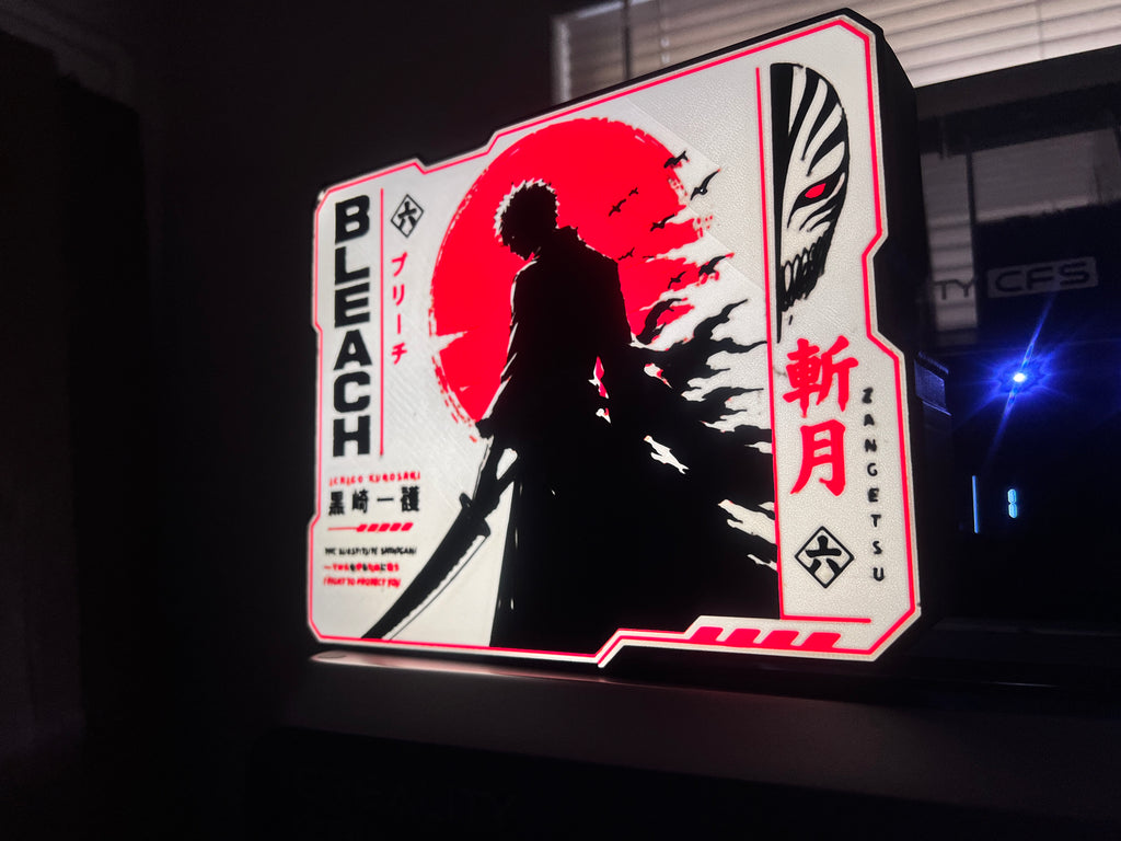 🔥 BLEACH Inspired Anime LED Desk Light 🔥