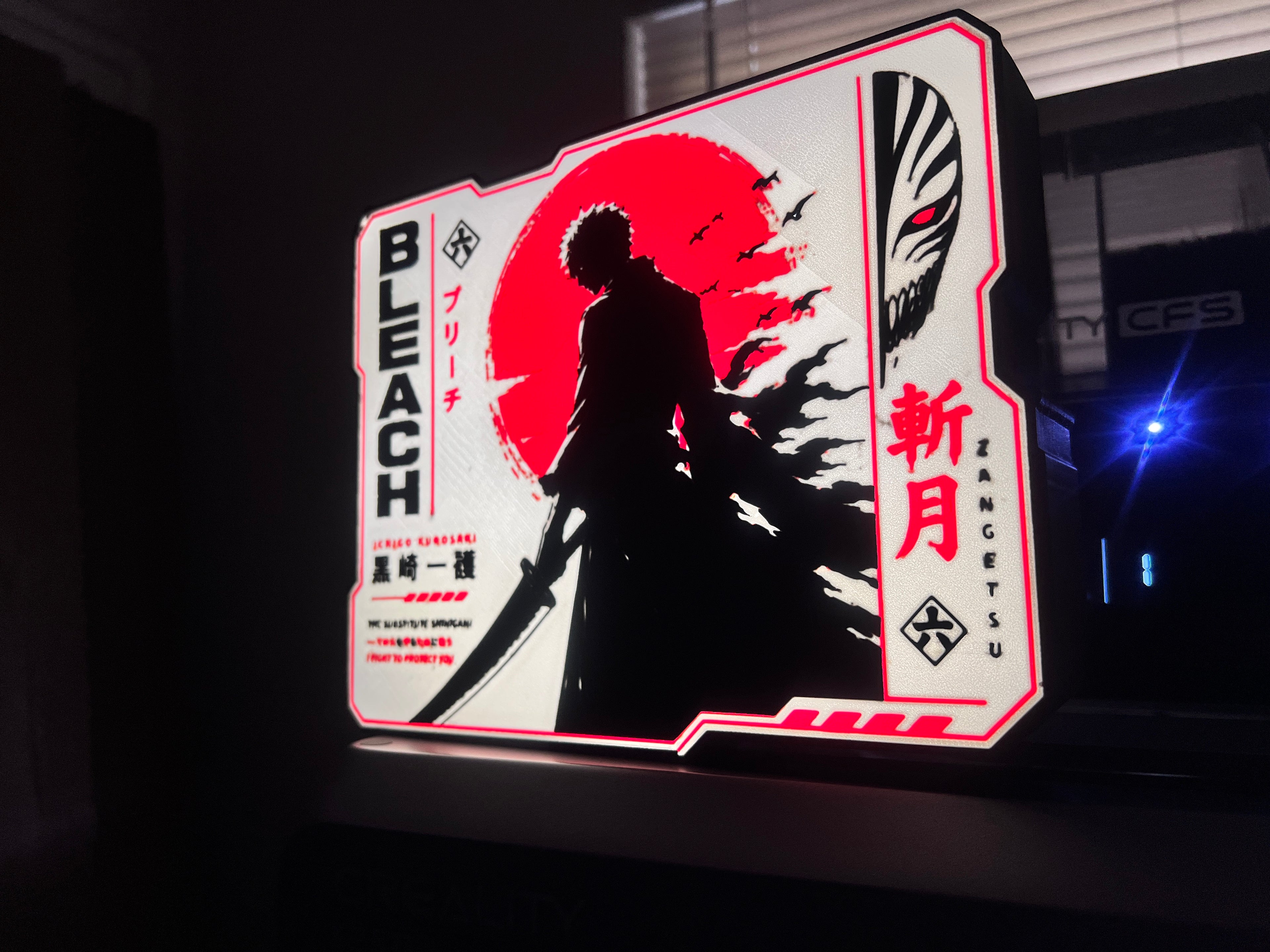 🔥 BLEACH Inspired Anime LED Desk Light 🔥