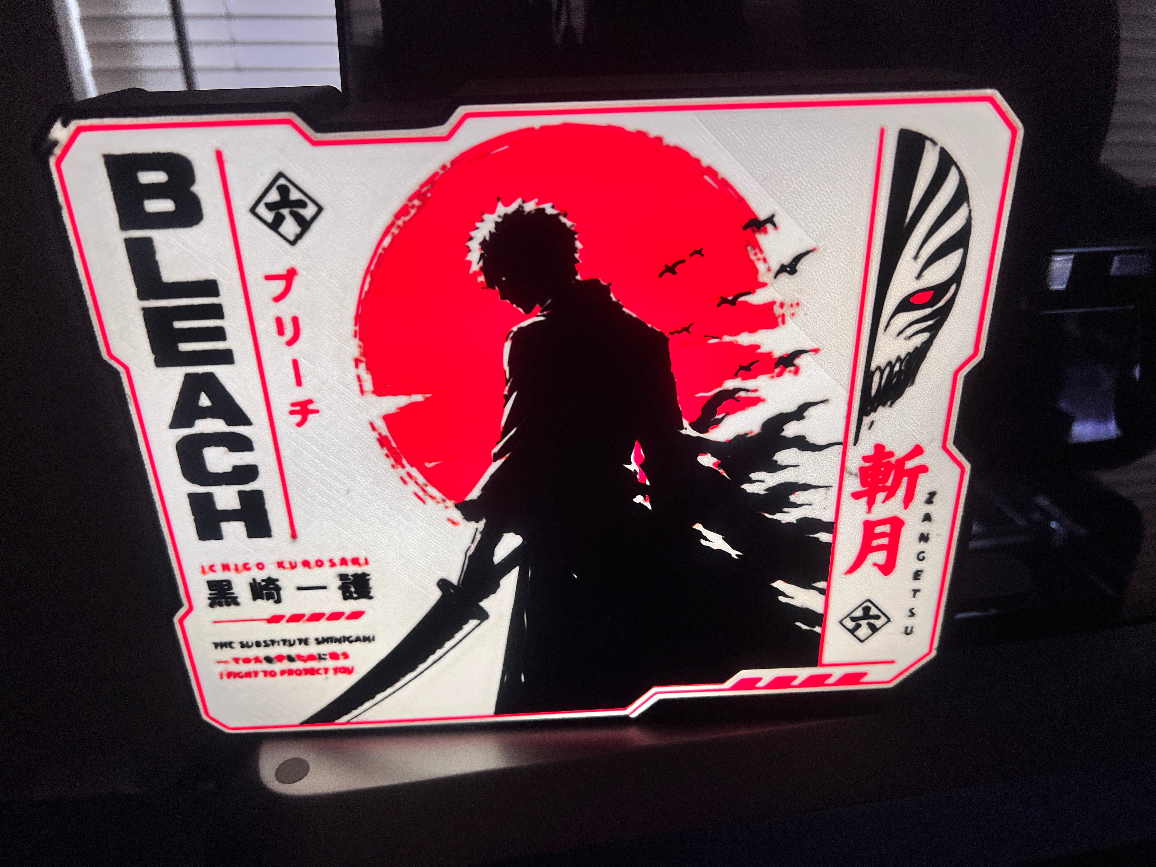 🔥 BLEACH Inspired Anime LED Desk Light 🔥