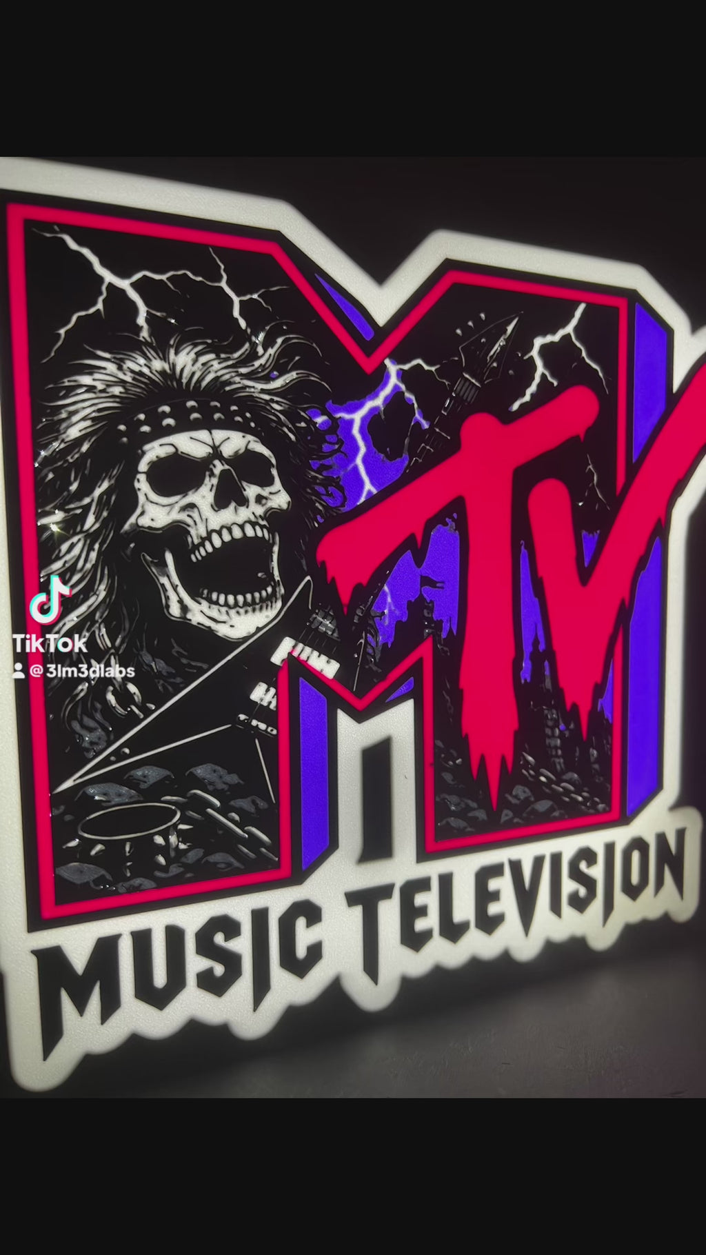 MTV unique Rock n Roll lightbox!